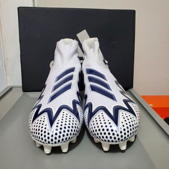 Adidas Freak Ultra 21 Mens Sz 9.5 Laceless Football Cleats Blue/white GZ0462 - Picture 3 of 13